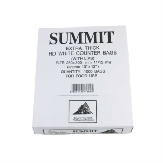 White Butchers Bags 12x10 (x1000) Andes 2/Summit