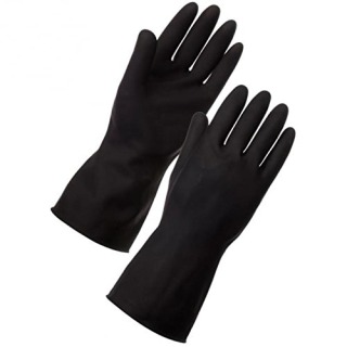 Black HD Rubber Gloves