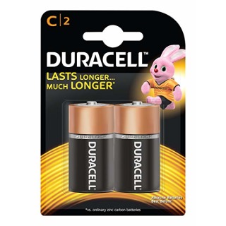 C Duracell Batteries (pkt 2)