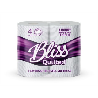 Bliss Triple Quilted Toilet Roll (10x4)