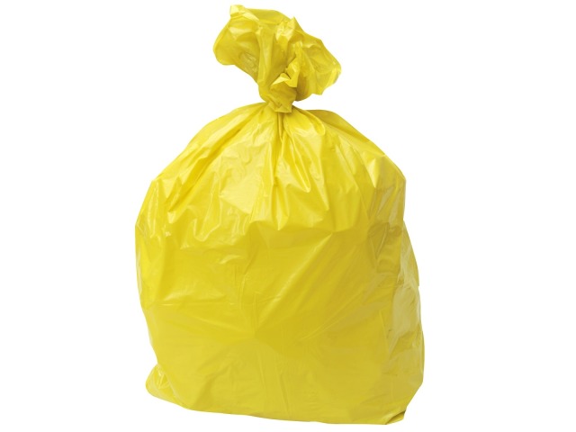yellow bin liners