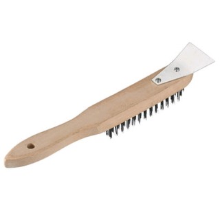 4 Row Wire Scratch Brush & Scraper