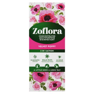 ZOFLORA DISINFECTANT - VELVET POPPY 500ml