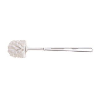 White Toilet Brush