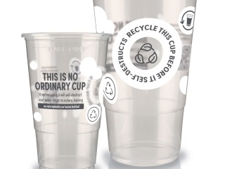 Revolutionary self-destruct plastic tumblers