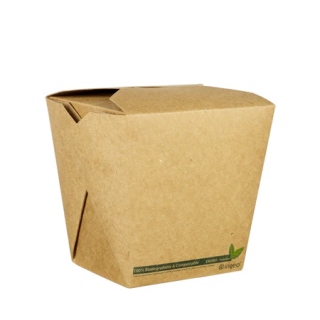 26oz Kraft PLA Compostable Food Pail (x450)