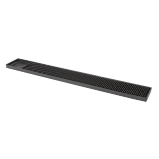 Bar Mat 610mm x 80 mm Black