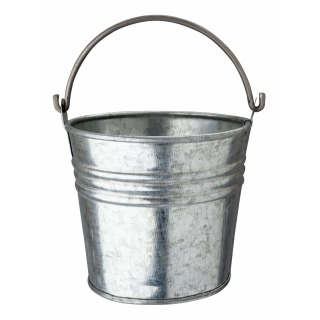 Galvanised Serving Bucket 10.5 x 10.5 cm