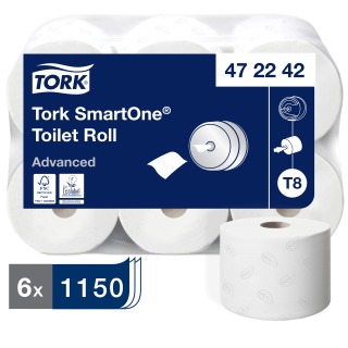 Tork SmartOne® Toilet Roll White T8