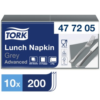 Tork Grey Lunch Napkin