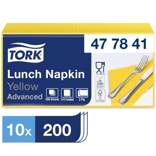 Tork Yellow Lunch Napkin