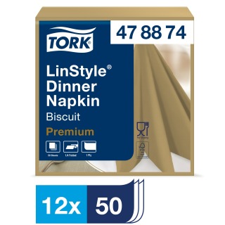 Tork LinStyle® Biscuit Dinner Napkin