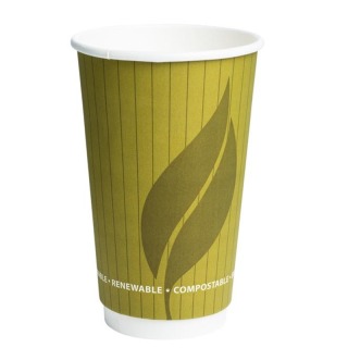Leaf 12oz Enviroware Double walled cup