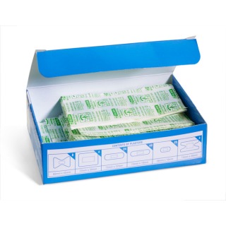 CLICK MEDICAL PLASTERS BLUE ASSORTED(x100)