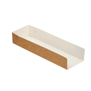 Open Ended Hotdog Tray Kraft (x500)
