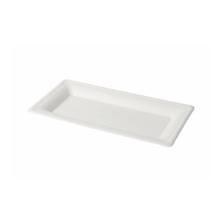 Sugarcane 26cm x 13cm Rectangular Tray (pkt 125)