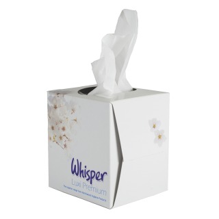  White Cube Tissue White 2 ply 70 tissue