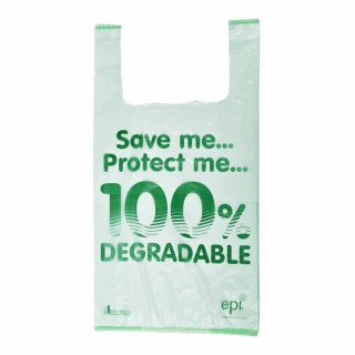 Biodegradable Vest Carrier Bag (x100)