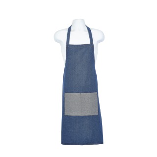 Double Denim Bib Apron 70 x 90cm