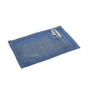 Washed Denim Placemat 45x30cm