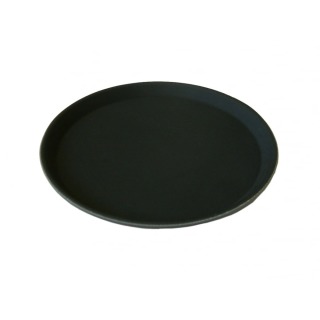 Round Black Non Slip Tray