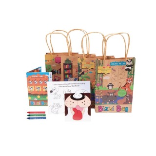 Crafti's Kids Recycled Kraft Bizzi Activity Bags (Pack of 200)