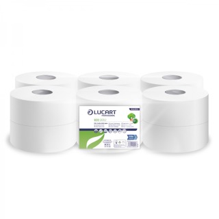 Mini Jumbo Toilet Rolls White 2.25inch (12x200)