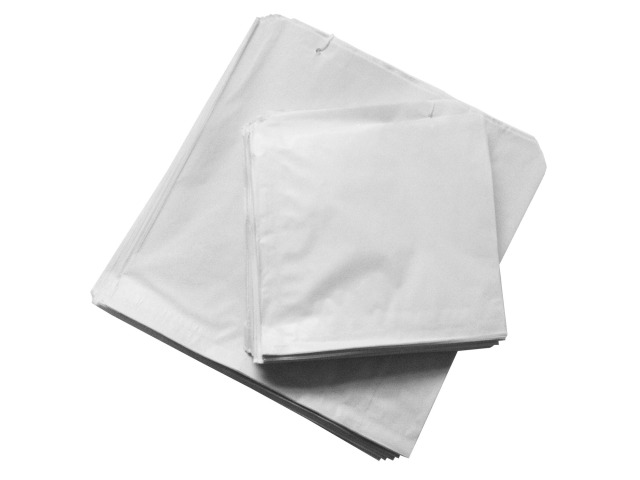 White Sulphite Paper Bags 7 x 7, PAPER BAGS